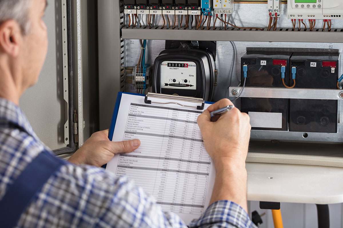 estimating how much electricity has been consumed by a household since it was installed