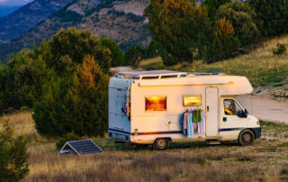place solar panels on campervans
