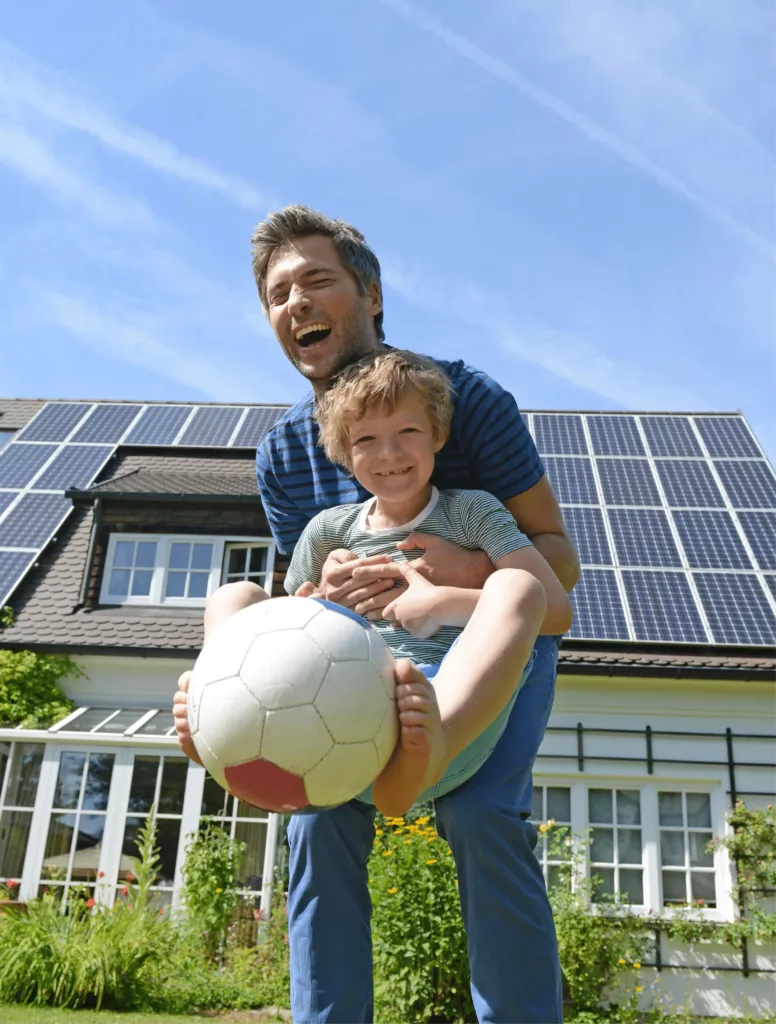 Energy Efficiency Father Son