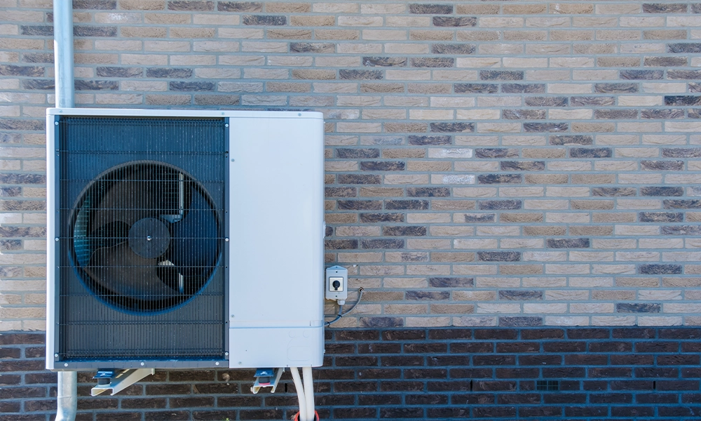 Heat Pump Grants Guide Split heat pump installed on house